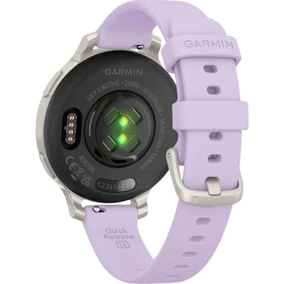 Смарт-часы Garmin Lily 2 Active Silver/Purple Jasmine, Модель: Active, Цвет: Silver/Purple Jasmine, изображение 7 Смарт-часы Garmin Lily 2 Active Silver/Purple Jasmine, Модель: Active, Цвет: Silver/Purple Jasmine, изображение 7