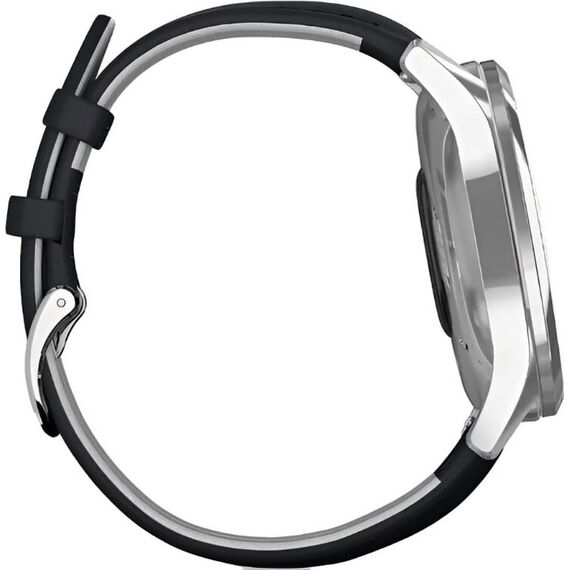Смарт-часы Garmin Vívomove Luxe Silver Stainless Steel Case/Navy Italian Leather Band, Версия: Vívomove Luxe, Цвет: Silver Stainless Steel Case/Navy Italian Leather, изображение 6 Смарт-часы Garmin Vívomove Luxe Silver Stainless Steel Case/Navy Italian Leather Band, Версия: Vívomove Luxe, Цвет: Silver Stainless Steel Case/Navy Italian Leather, изображение 6