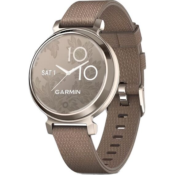 Смарт-часы Garmin Lily 2 Classic Cream Gold/Coffee Nylon, Модель: Classic, Цвет: Cream Gold/Coffee Nylon
