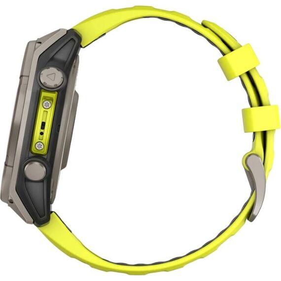 Смарт-часы Garmin Fēnix 8 Solar | 47 mm | Yellow/Graphite, Версия: Solar, Размер корпуса : 47 мм, Цвет: Yellow/Graphite, изображение 7 Смарт-часы Garmin Fēnix 8 Solar | 47 mm | Yellow/Graphite, Версия: Solar, Размер корпуса : 47 мм, Цвет: Yellow/Graphite, изображение 7