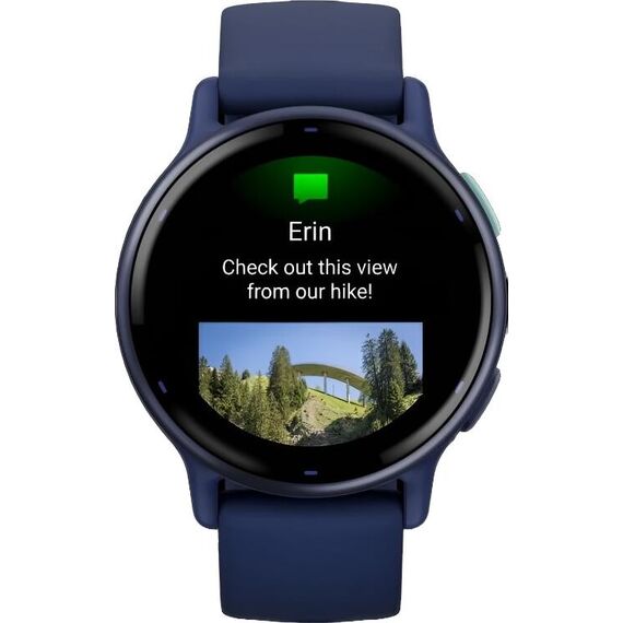 Смарт-часы Garmin Vívoactive 5 Metallic Navy Aluminum Bezel/Navy, Цвет: Navy, изображение 3 Смарт-часы Garmin Vívoactive 5 Metallic Navy Aluminum Bezel/Navy, Цвет: Navy, изображение 3