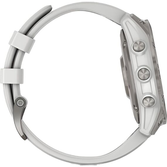 Смарт-часы Garmin Epix (Gen 2) Sapphire Edition | 47 mm | White Titanium, Версия: Sapphire, Цвет: White Titanium, изображение 6 Смарт-часы Garmin Epix (Gen 2) Sapphire Edition | 47 mm | White Titanium, Версия: Sapphire, Цвет: White Titanium, изображение 6