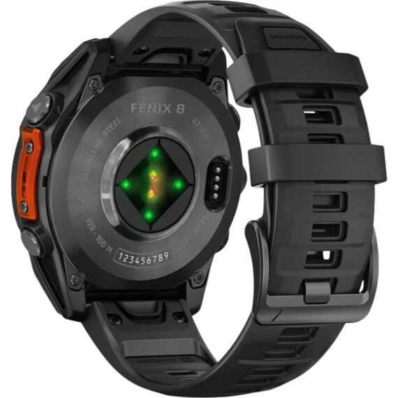 Смарт-часы Garmin Fēnix 8 Amoled | 47 mm | Slate Gray/Black, Версия: Amoled, Размер корпуса : 47 мм, Цвет: Slate Gray/Black, изображение 7 Смарт-часы Garmin Fēnix 8 Amoled | 47 mm | Slate Gray/Black, Версия: Amoled, Размер корпуса : 47 мм, Цвет: Slate Gray/Black, изображение 7