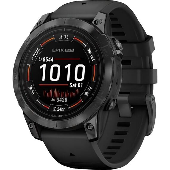 Смарт-часы Garmin Epix Pro (Gen 2) Standard Edition 47 mm Slate Gray/Black, Версия: Pro | Standard, Размер корпуса : 47 мм, Цвет: Slate Gray/Black