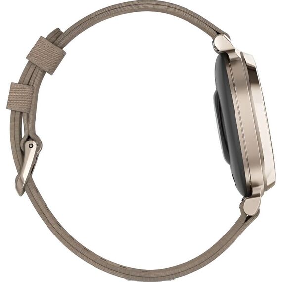 Смарт-часы Garmin Lily 2 Classic Cream Gold/Coffee Nylon, Модель: Classic, Цвет: Cream Gold/Coffee Nylon, изображение 6 Смарт-часы Garmin Lily 2 Classic Cream Gold/Coffee Nylon, Модель: Classic, Цвет: Cream Gold/Coffee Nylon, изображение 6