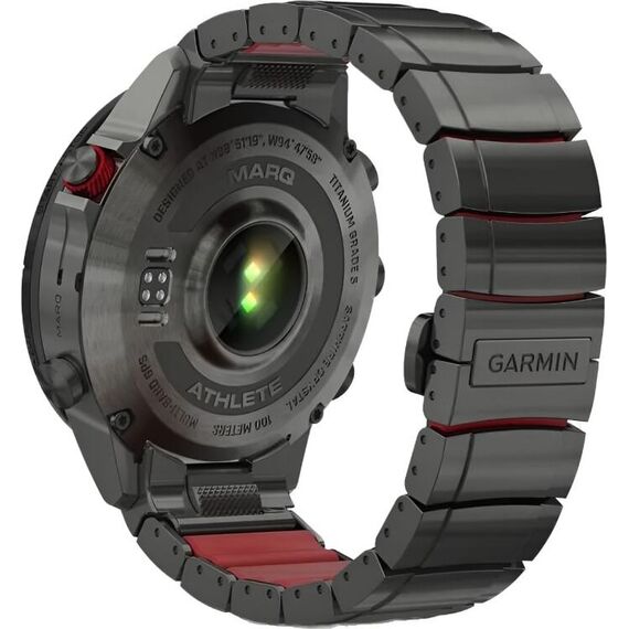 Смарт-часы Garmin Marq Athlete (Gen 2) Performance Edition, Версия: Athlete: Performance Edition, Материал корпуса: Титан (Grade 5) с DLC, изображение 7 Смарт-часы Garmin Marq Athlete (Gen 2) Performance Edition, Версия: Athlete: Performance Edition, Материал корпуса: Титан (Grade 5) с DLC, изображение 7