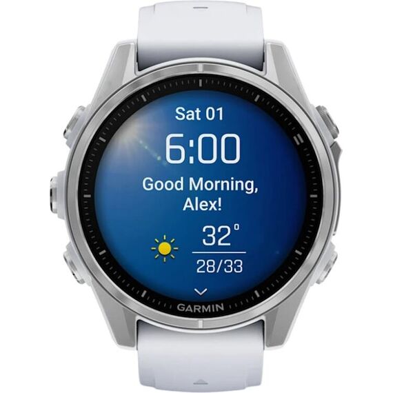 Смарт-часы Garmin Fēnix 8 Amoled | 43 mm | Whitestone, Версия: Amoled, Размер корпуса : 43 мм, Цвет: Whitestone, изображение 3 Смарт-часы Garmin Fēnix 8 Amoled | 43 mm | Whitestone, Версия: Amoled, Размер корпуса : 43 мм, Цвет: Whitestone, изображение 3