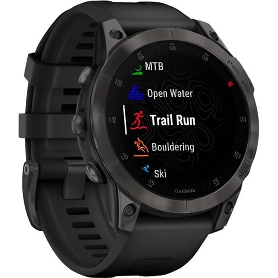 Смарт-часы Garmin Epix (Gen 2) Sapphire Edition | 47 mm | Black Titanium, Версия: Sapphire, Цвет: Black Titanium, изображение 4 Смарт-часы Garmin Epix (Gen 2) Sapphire Edition | 47 mm | Black Titanium, Версия: Sapphire, Цвет: Black Titanium, изображение 4