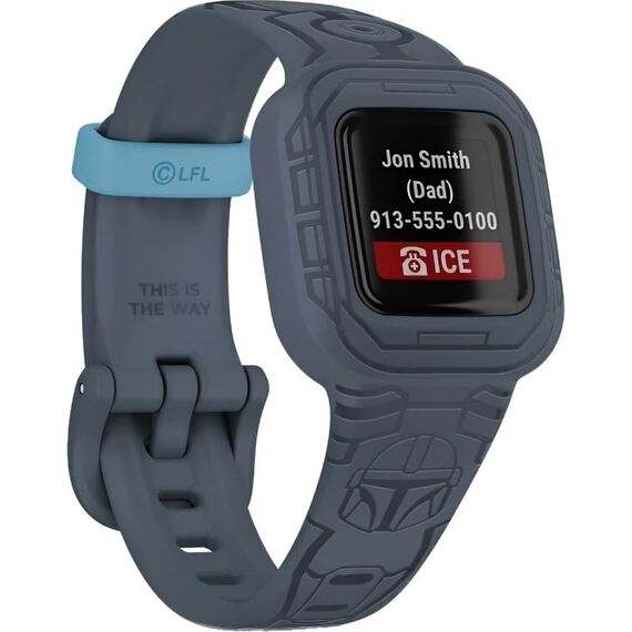 Смарт-часы Garmin Vívofit jr. 3 Star Wars The Mandalorian, Версия: Star Wars The Mandalorian, Цвет: The Mandalorian, изображение 3 Смарт-часы Garmin Vívofit jr. 3 Star Wars The Mandalorian, Версия: Star Wars The Mandalorian, Цвет: The Mandalorian, изображение 3