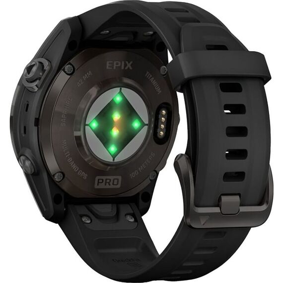 Смарт-часы Garmin Epix Pro (Gen 2) Sapphire Edition | 42 mm | Carbon Gray DLC Titanium, Версия: Pro | Sapphire, Размер корпуса : 42 мм, Цвет: Carbon Gray DLC Titanium, изображение 7 Смарт-часы Garmin Epix Pro (Gen 2) Sapphire Edition | 42 mm | Carbon Gray DLC Titanium, Версия: Pro | Sapphire, Размер корпуса : 42 мм, Цвет: Carbon Gray DLC Titanium, изображение 7