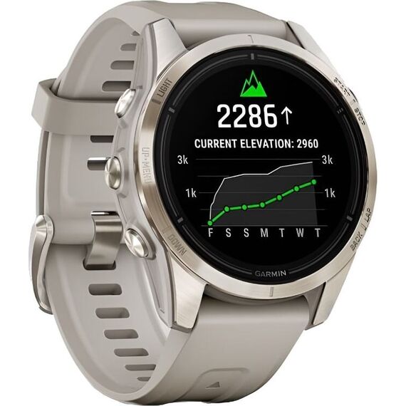 Смарт-часы Garmin Epix Pro (Gen 2) Sapphire Edition | 42 mm | Soft Gold/Light Sand, Версия: Pro | Sapphire, Размер корпуса : 42 мм, Цвет: Soft Gold/Light Sand, изображение 4 Смарт-часы Garmin Epix Pro (Gen 2) Sapphire Edition | 42 mm | Soft Gold/Light Sand, Версия: Pro | Sapphire, Размер корпуса : 42 мм, Цвет: Soft Gold/Light Sand, изображение 4