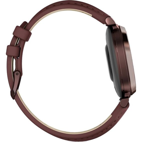 Смарт-часы Garmin Lily 2 Classic Dark Bronze/Mulberry Leather, Модель: Classic, Цвет: Dark Bronze/Mulberry Leather, изображение 6 Смарт-часы Garmin Lily 2 Classic Dark Bronze/Mulberry Leather, Модель: Classic, Цвет: Dark Bronze/Mulberry Leather, изображение 6
