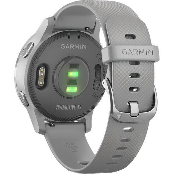 Смарт-часы Garmin Vívoactive 4S Silver Stainless Steel Bezel/Powder Gray, Размер корпуса : 40 мм, Цвет: Powder Gray, изображение 7 Смарт-часы Garmin Vívoactive 4S Silver Stainless Steel Bezel/Powder Gray, Размер корпуса : 40 мм, Цвет: Powder Gray, изображение 7