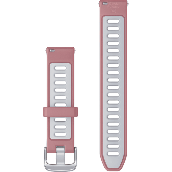 Ремешок сменный Garmin Quick Release | 18 mm | Pink/Whitestone, Цвет: Pink/Whitestone, изображение 2 Ремешок сменный Garmin Quick Release | 18 mm | Pink/Whitestone, Цвет: Pink/Whitestone, изображение 2