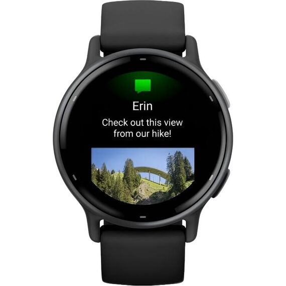 Смарт-часы Garmin Vívoactive 5 Slate Aluminum Bezel/Black, Цвет: Black, изображение 3 Смарт-часы Garmin Vívoactive 5 Slate Aluminum Bezel/Black, Цвет: Black, изображение 3