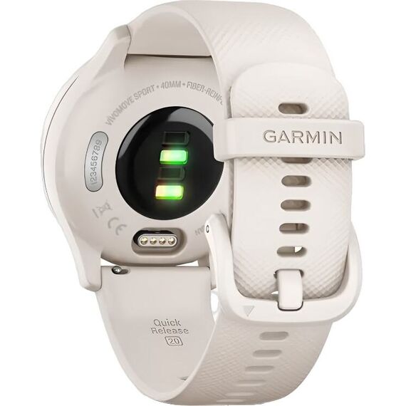 Смарт-часы Garmin Vívomove Sport Ivory Case/Peach Gold Accents, Версия: Vívomove Sport, Цвет: Ivory Case/Peach Gold Accents, изображение 7 Смарт-часы Garmin Vívomove Sport Ivory Case/Peach Gold Accents, Версия: Vívomove Sport, Цвет: Ivory Case/Peach Gold Accents, изображение 7