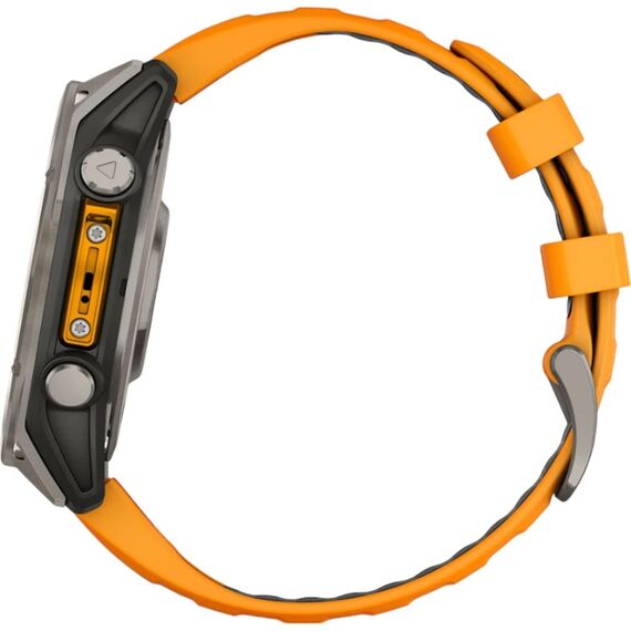 Смарт-часы Garmin Fēnix 8 Amoled | 47 mm | Orange/Graphite, Версия: Amoled, Размер корпуса : 47 мм, Цвет: Orange/Graphite, изображение 7 Смарт-часы Garmin Fēnix 8 Amoled | 47 mm | Orange/Graphite, Версия: Amoled, Размер корпуса : 47 мм, Цвет: Orange/Graphite, изображение 7