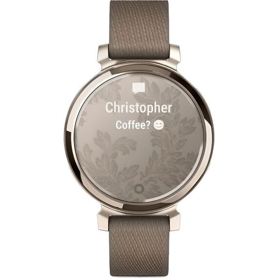 Смарт-часы Garmin Lily 2 Classic Cream Gold/Coffee Nylon, Модель: Classic, Цвет: Cream Gold/Coffee Nylon, изображение 5 Смарт-часы Garmin Lily 2 Classic Cream Gold/Coffee Nylon, Модель: Classic, Цвет: Cream Gold/Coffee Nylon, изображение 5