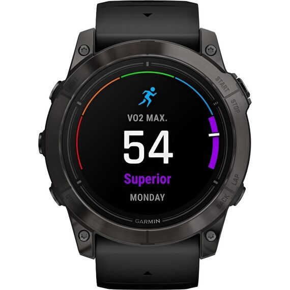 Смарт-часы Garmin Epix Pro (Gen 2) Sapphire Edition | 51 mm | Carbon Gray DLC Titanium, Версия: Pro | Sapphire, Размер корпуса : 51 мм, Цвет: Carbon Gray DLC Titanium, изображение 3 Смарт-часы Garmin Epix Pro (Gen 2) Sapphire Edition | 51 mm | Carbon Gray DLC Titanium, Версия: Pro | Sapphire, Размер корпуса : 51 мм, Цвет: Carbon Gray DLC Titanium, изображение 3