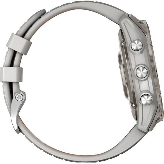 Смарт-часы Garmin Fēnix 7X Pro Sapphire Solar Edition Titanium with Fog Gray/Ember Orange, Версия: Pro | Sapphire Solar, Размер корпуса : 51 мм, Цвет: Fog Gray/Ember Orange, изображение 6