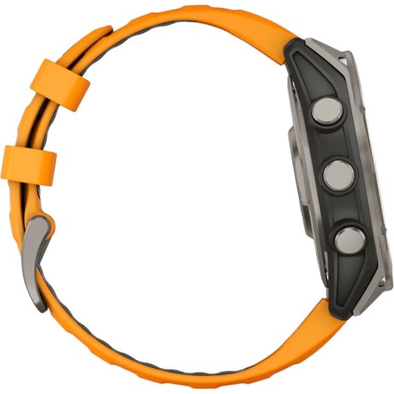 Смарт-часы Garmin Fēnix 8 Amoled | 47 mm | Orange/Graphite, Версия: Amoled, Размер корпуса : 47 мм, Цвет: Orange/Graphite, изображение 5 Смарт-часы Garmin Fēnix 8 Amoled | 47 mm | Orange/Graphite, Версия: Amoled, Размер корпуса : 47 мм, Цвет: Orange/Graphite, изображение 5