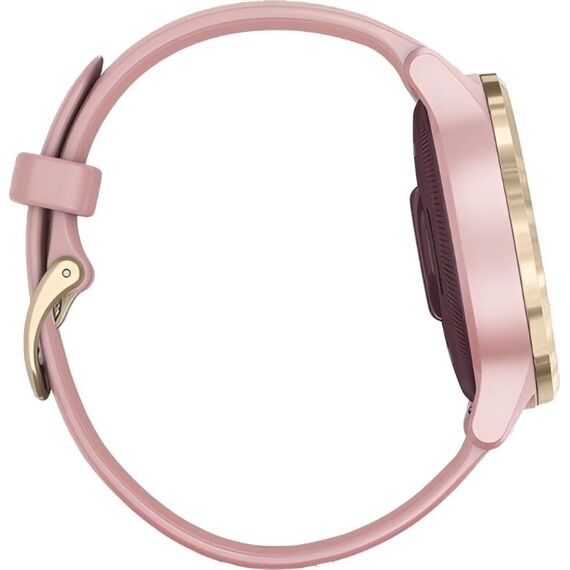 Смарт-часы Garmin Vívoactive 4S Light Gold Stainless Steel Bezel/Dust Rose, Размер корпуса : 40 мм, Цвет: Dust Rose, изображение 6 Смарт-часы Garmin Vívoactive 4S Light Gold Stainless Steel Bezel/Dust Rose, Размер корпуса : 40 мм, Цвет: Dust Rose, изображение 6