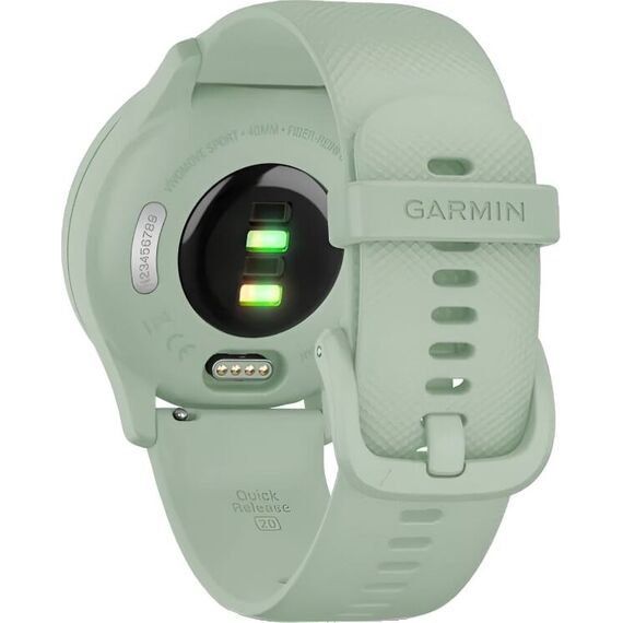 Смарт-часы Garmin Vívomove Sport Cool Mint Case/Silver Accents, Версия: Vívomove Sport, Цвет: Mint Case/Silver Accents, изображение 7 Смарт-часы Garmin Vívomove Sport Cool Mint Case/Silver Accents, Версия: Vívomove Sport, Цвет: Mint Case/Silver Accents, изображение 7