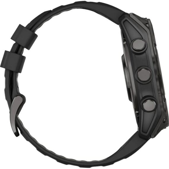 Смарт-часы Garmin Fēnix 8 Amoled | 51 mm | Black/Pebble Gray, Версия: Amoled, Размер корпуса : 51 мм, Цвет: Black/Pebble Gray, изображение 5 Смарт-часы Garmin Fēnix 8 Amoled | 51 mm | Black/Pebble Gray, Версия: Amoled, Размер корпуса : 51 мм, Цвет: Black/Pebble Gray, изображение 5
