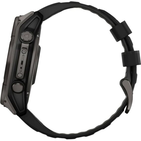Смарт-часы Garmin Fēnix 8 Solar | 51 mm | Black/Pebble Gray, Версия: Solar, Размер корпуса : 51 мм, Цвет: Black/Pebble Gray, изображение 7 Смарт-часы Garmin Fēnix 8 Solar | 51 mm | Black/Pebble Gray, Версия: Solar, Размер корпуса : 51 мм, Цвет: Black/Pebble Gray, изображение 7