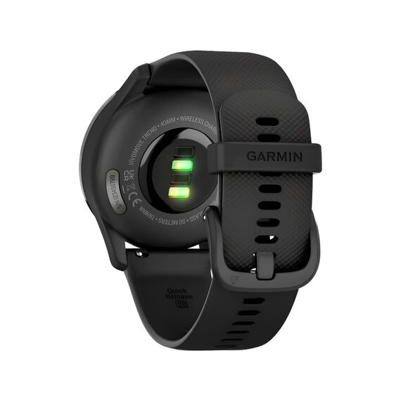 Смарт-часы Garmin Vívomove Trend Slate Stainless Steel Bezel/Black, Версия: Vívomove Trend, Цвет: Slate Stainless Steel Bezel/Black, изображение 7 Смарт-часы Garmin Vívomove Trend Slate Stainless Steel Bezel/Black, Версия: Vívomove Trend, Цвет: Slate Stainless Steel Bezel/Black, изображение 7