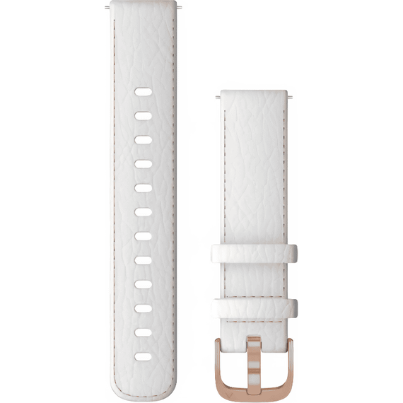 Ремешок сменный Garmin Quick Release | 18 мм | White Leather, Цвет: White Leather