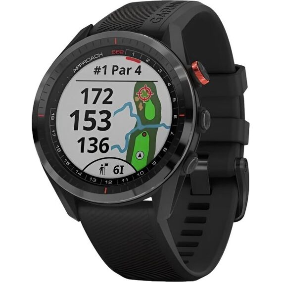 Смарт-часы Garmin Approach S62 Black Ceramic Bezel/Black, Цвет: Black Ceramic Bezel/Black