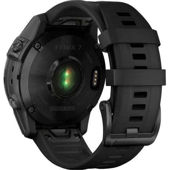 Смарт-часы Garmin Fēnix 7X Sapphire Solar Edition Black DLC Titanium/Black, Версия: Sapphire Solar, Размер корпуса : 51 мм, Цвет: Black DLC Titanium/Black, изображение 7