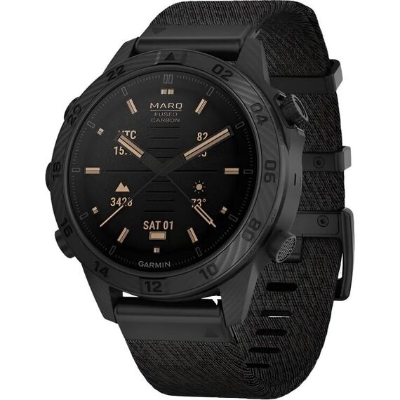 Смарт-часы Garmin Marq Commander (Gen 2) Carbon Edition, Версия: Commander, Материал корпуса: Титан (класс 5)