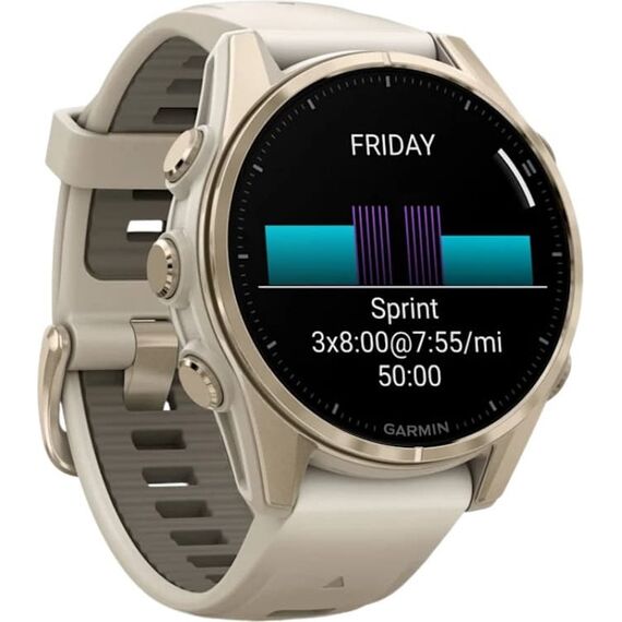Смарт-часы Garmin Fēnix 8 Amoled | 43 mm | Gray/Dark Sandstone, Версия: Amoled, Размер корпуса : 43 мм, Цвет: Gray/Dark Sandstone, изображение 4 Смарт-часы Garmin Fēnix 8 Amoled | 43 mm | Gray/Dark Sandstone, Версия: Amoled, Размер корпуса : 43 мм, Цвет: Gray/Dark Sandstone, изображение 4