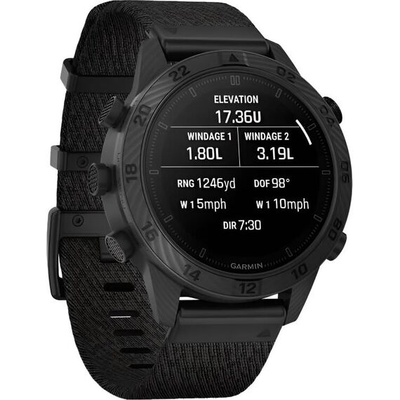 Смарт-часы Garmin Marq Commander (Gen 2) Carbon Edition, Версия: Commander, Материал корпуса: Титан (класс 5), изображение 4 Смарт-часы Garmin Marq Commander (Gen 2) Carbon Edition, Версия: Commander, Материал корпуса: Титан (класс 5), изображение 4
