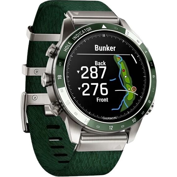 Смарт-часы Garmin Marq Golfer (Gen 2), Версия: Golfer, Материал корпуса: Титан (класс 5), изображение 4 Смарт-часы Garmin Marq Golfer (Gen 2), Версия: Golfer, Материал корпуса: Титан (класс 5), изображение 4