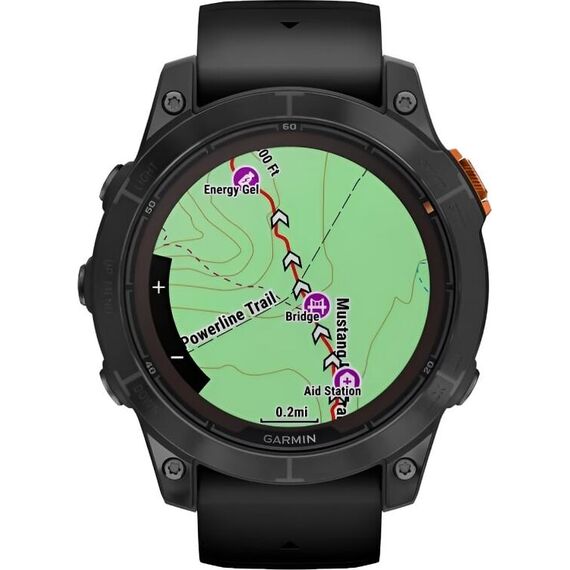 Смарт-часы Garmin Fēnix 7X Pro Solar Edition (No Wi-Fi) Slate Gray/Black, Версия: Pro | Solar (No WI-FI), Размер корпуса : 51 мм, Цвет: Slate Gray/Black, изображение 5