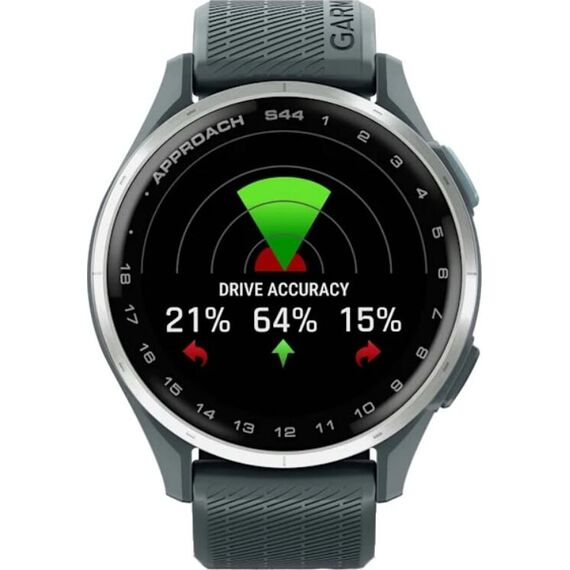 Смарт-часы Garmin Approach S44 Silver Aluminum Bezel/Twilight, Версия: S44, Цвет: Silver Aluminum Bezel/Twilight, изображение 3 Смарт-часы Garmin Approach S44 Silver Aluminum Bezel/Twilight, Версия: S44, Цвет: Silver Aluminum Bezel/Twilight, изображение 3