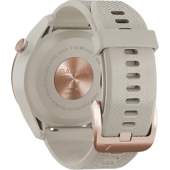 Смарт-часы Garmin Approach S42 Rose Gold/Light Sand, Цвет: Rose Gold/Light Sand, изображение 7 Смарт-часы Garmin Approach S42 Rose Gold/Light Sand, Цвет: Rose Gold/Light Sand, изображение 7