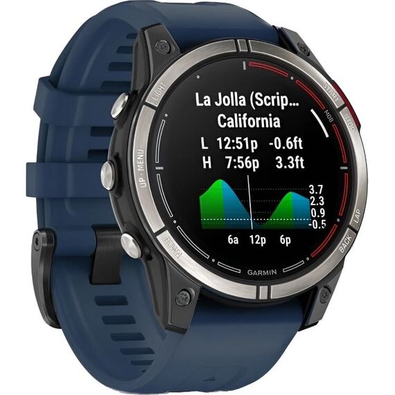 Смарт-часы Garmin Quatix 7 Pro Marine GPS Smartwatch with AMOLED Display, Версия: Amoled, Размер корпуса : 47 мм, изображение 4 Смарт-часы Garmin Quatix 7 Pro Marine GPS Smartwatch with AMOLED Display, Версия: Amoled, Размер корпуса : 47 мм, изображение 4