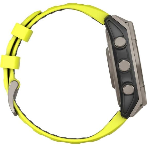 Смарт-часы Garmin Fēnix 8 Solar | 47 mm | Yellow/Graphite, Версия: Solar, Размер корпуса : 47 мм, Цвет: Yellow/Graphite, изображение 5 Смарт-часы Garmin Fēnix 8 Solar | 47 mm | Yellow/Graphite, Версия: Solar, Размер корпуса : 47 мм, Цвет: Yellow/Graphite, изображение 5