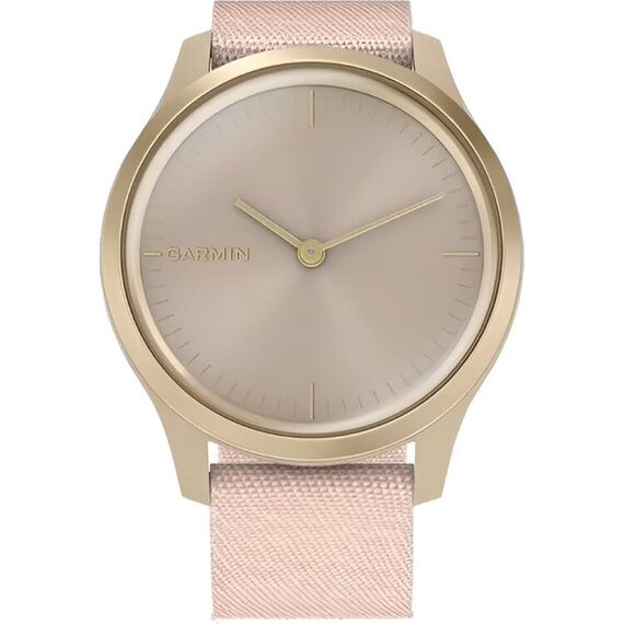 Смарт-часы Garmin Vívomove Style Light Gold Aluminum Case/Blush Pink Woven Nylon Band, Версия: Vívomove Style, Цвет: Light Gold Aluminum Case/Blush Pink Woven Nylon Band, изображение 3 Смарт-часы Garmin Vívomove Style Light Gold Aluminum Case/Blush Pink Woven Nylon Band, Версия: Vívomove Style, Цвет: Light Gold Aluminum Case/Blush Pink Woven Nylon Band, изображение 3