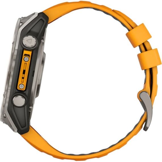 Смарт-часы Garmin Fēnix 8 Amoled | 51 mm | Orange/Graphite, Версия: Amoled, Размер корпуса : 51 мм, Цвет: Orange/Graphite, изображение 7 Смарт-часы Garmin Fēnix 8 Amoled | 51 mm | Orange/Graphite, Версия: Amoled, Размер корпуса : 51 мм, Цвет: Orange/Graphite, изображение 7