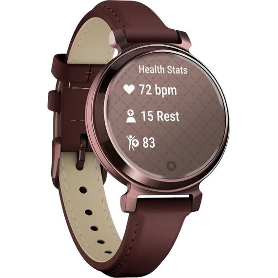 Смарт-часы Garmin Lily 2 Classic Dark Bronze/Mulberry Leather, Модель: Classic, Цвет: Dark Bronze/Mulberry Leather, изображение 4 Смарт-часы Garmin Lily 2 Classic Dark Bronze/Mulberry Leather, Модель: Classic, Цвет: Dark Bronze/Mulberry Leather, изображение 4
