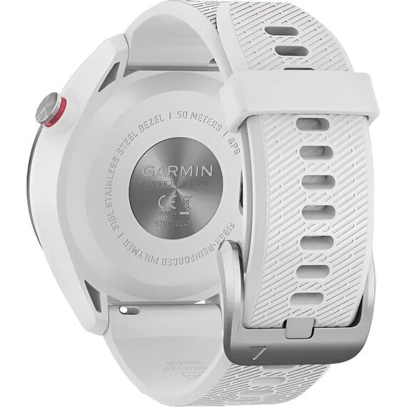 Смарт-часы Garmin Approach S42 Polished Silver/White, Цвет: Polished Silver/White, изображение 6 Смарт-часы Garmin Approach S42 Polished Silver/White, Цвет: Polished Silver/White, изображение 6