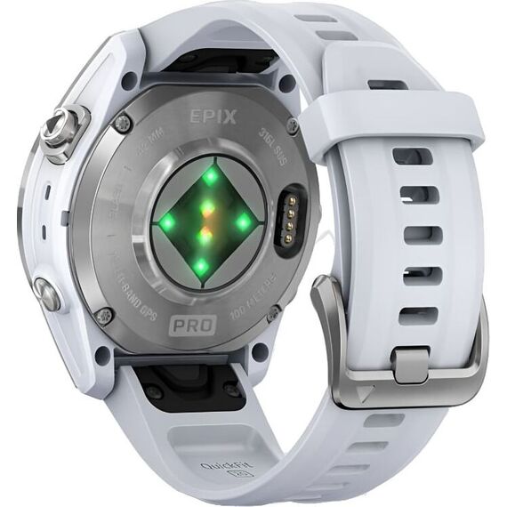 Смарт-часы Garmin Epix Pro (Gen 2) Standard Edition 42 mm Silver/Whitestone, Версия: Pro | Standard, Размер корпуса : 42 мм, Цвет: Silver/Whitestone, изображение 7 Смарт-часы Garmin Epix Pro (Gen 2) Standard Edition 42 mm Silver/Whitestone, Версия: Pro | Standard, Размер корпуса : 42 мм, Цвет: Silver/Whitestone, изображение 7
