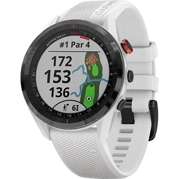 Смарт-часы Garmin Approach S62 Black Ceramic Bezel/White, Цвет: Black Ceramic Bezel/White, изображение 2 Смарт-часы Garmin Approach S62 Black Ceramic Bezel/White, Цвет: Black Ceramic Bezel/White, изображение 2