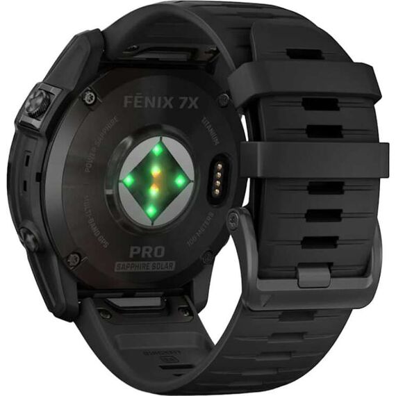 Смарт-часы Garmin Fēnix 7X Pro Sapphire Solar Edition Carbon Gray DLC Titanium, Версия: Pro | Sapphire Solar, Размер корпуса : 51 мм, Цвет: Carbon Gray DLC Titanium, изображение 6