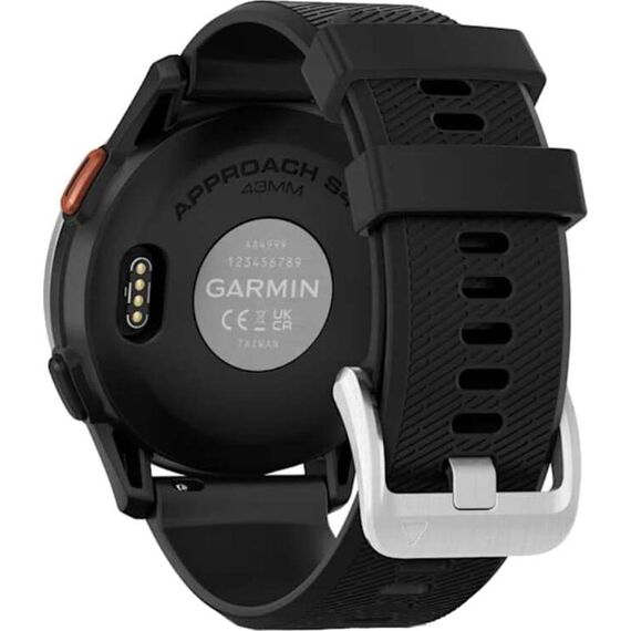 Смарт-часы Garmin Approach S44 Silver Aluminum Bezel/Black, Версия: S44, Цвет: Silver Aluminum Bezel/Black, изображение 6 Смарт-часы Garmin Approach S44 Silver Aluminum Bezel/Black, Версия: S44, Цвет: Silver Aluminum Bezel/Black, изображение 6